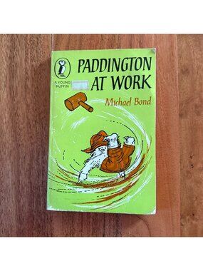 Paddington at Work Michael Bond 1969 Young Puffin Paperback Vintage Illustrated